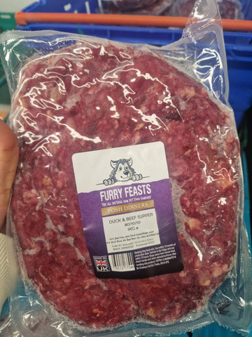 FURRY FEASTS DUCK AND BEEF SUPPER
