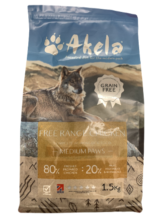 AKELA  CHICKEN 80:20 MEDIUM PAWS