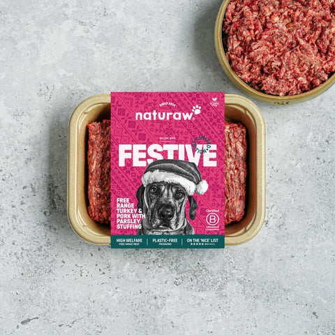 NATURAW FESTIVE TURKEY & PORK WITH PARSLEY STUFFING