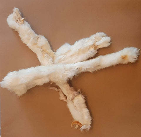 GIANT RABBIT SKIN WITH FUR